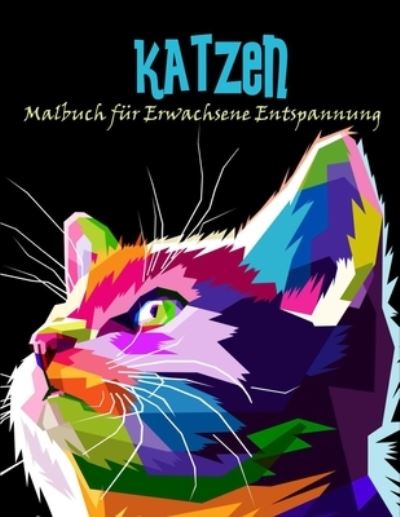 Cover for Moyna Motigut · Katzen Malbuch fur Erwachsene Entspannung (Paperback Book) (2021)