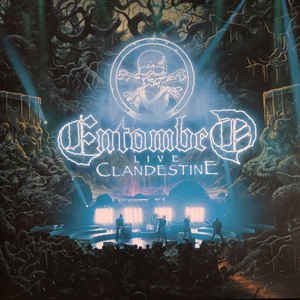 Cover for Entombed · Clandestine Live (Phd Exclusive Blue Vinyl+Poster) (2 Lp) (LP) (2019)