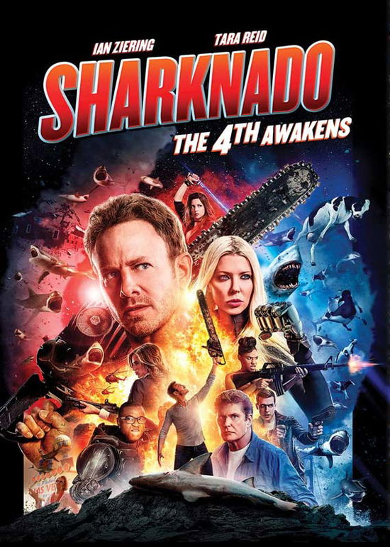 Cover for Sharknado: 4th Awakens (DVD) (2022)