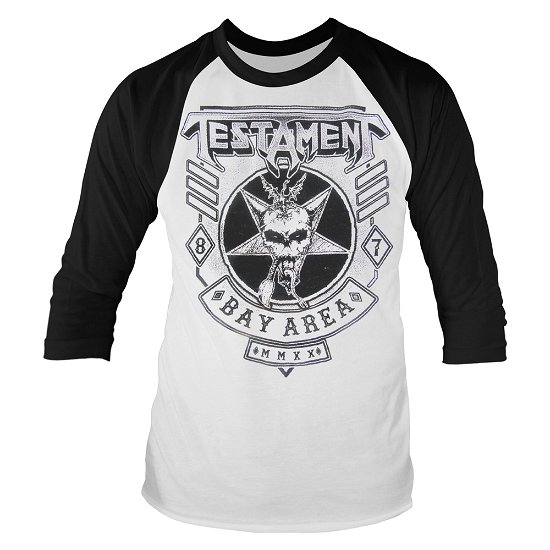 Cover for Testament · Bay Area 87 (White) Europe 2020 Tour (Shirt) [size S] [White edition] (2020)