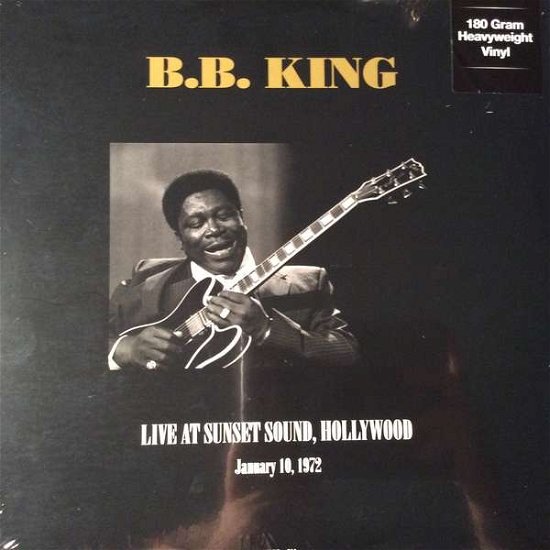 Cover for King B. B. · Live at Sunset Sound, Hollywoo (LP) (2017)