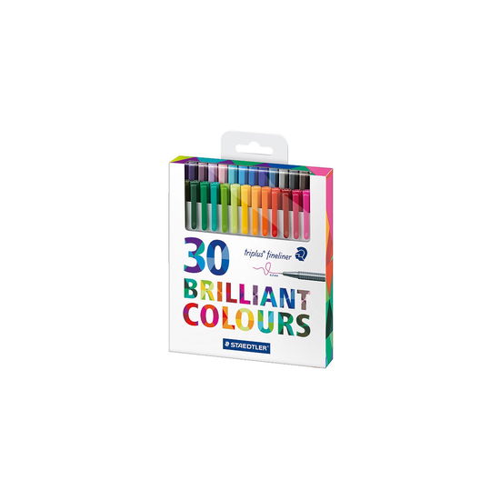 Staedtler - Triplus Fineliner - Etui 30 Kleuren (24 + 6 Gratis) - Staedtler - Merchandise - Staedtler - 4007817336175 - 