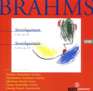 Streichquintette Nr.1 & 2 - Johannes Brahms (1833-1897) - Musik - IPPNW-CONCERTOS - 4260221572175 - 16. august 2010