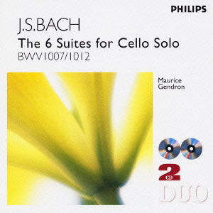 Cover for Maurice Gendron · J.s.bach: the 6 Suites for Cel (CD)