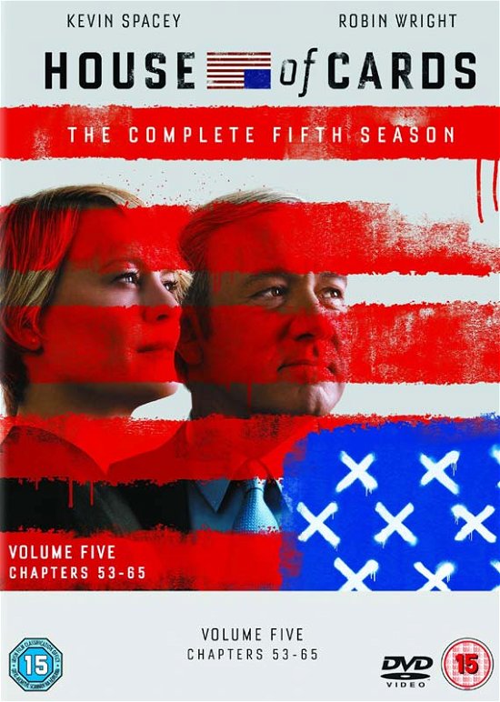 Cover for House of Cards - Season 5 (DVD) (2017)