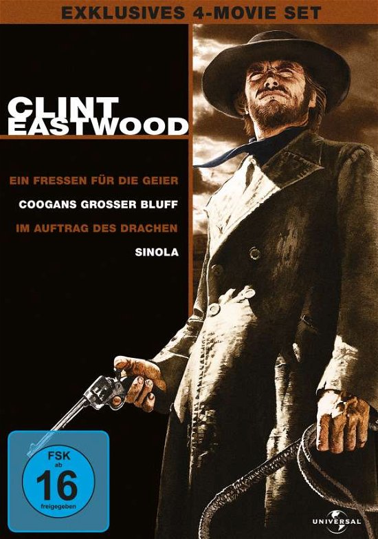 Clint Eastwood Collection-4-movie Set - Clint Eastwood,shirley Maclaine,robert Duvall - Film - UNIVERSAL PICTURES - 5050582781175 - 17. august 2016