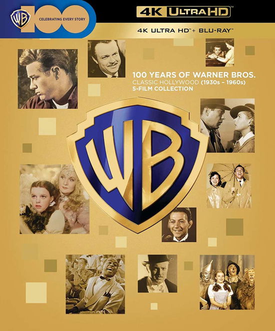 Warner Bros Classic Hollywood Collection (5 Films) - Wb100 Classic Hollywood Collection - Filmes - Warner Bros - 5051892241175 - 3 de abril de 2023