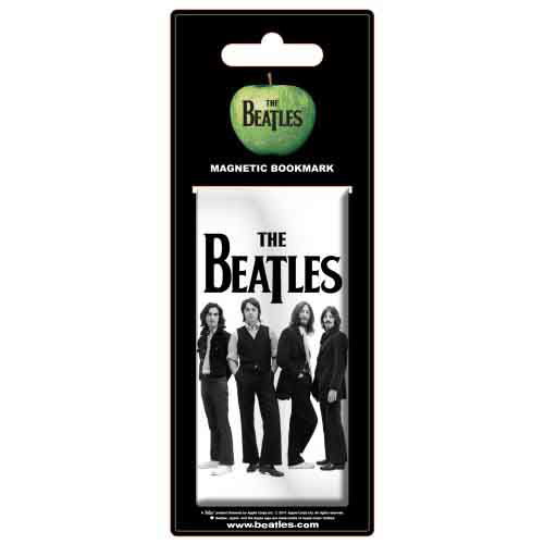 The Beatles Magnetic Bookmark: White Iconic Image - The Beatles - Mercancía - Apple Corps - Accessories - 5055295321175 - 10 de diciembre de 2014