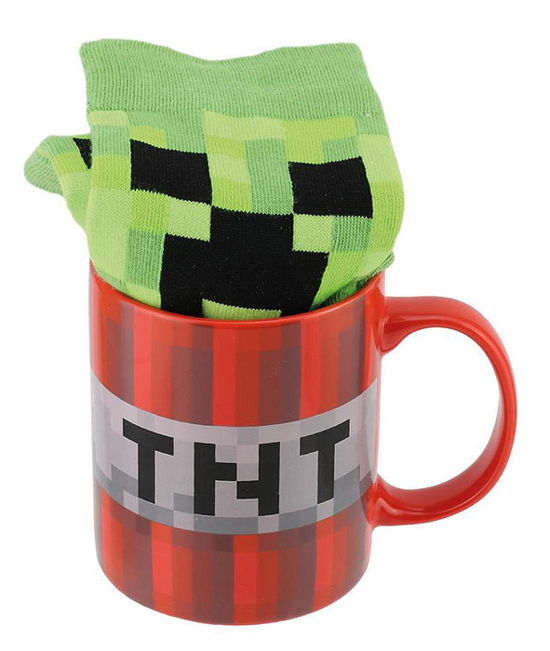 Mug and Socks Gift Set (Set Tazza E Calzini) - Minecraft: Paladone - Merchandise - Paladone - 5055964760175 - December 22, 2022