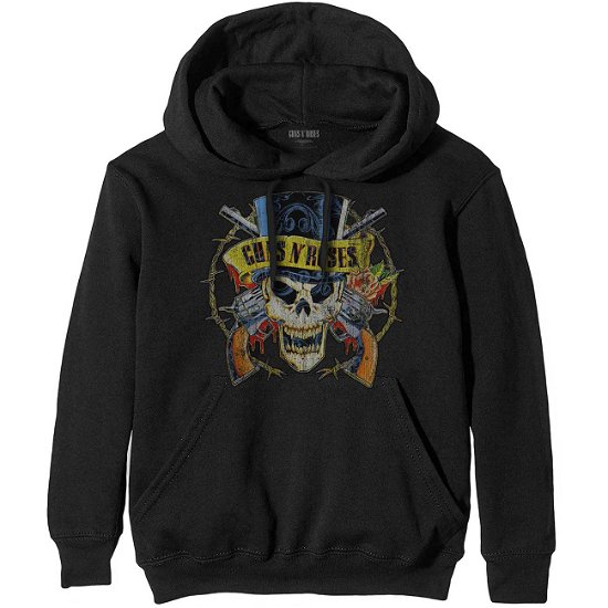 Guns N' Roses Unisex Pullover Hoodie: Top Hat - Guns N Roses - Merchandise -  - 5056170647175 - 