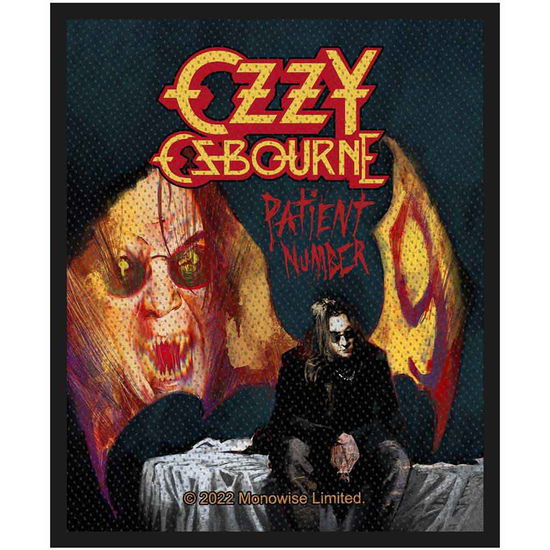 Ozzy Osbourne · Ozzy Osbourne Woven Patch: Patient No.9 (Standard) (Patch)