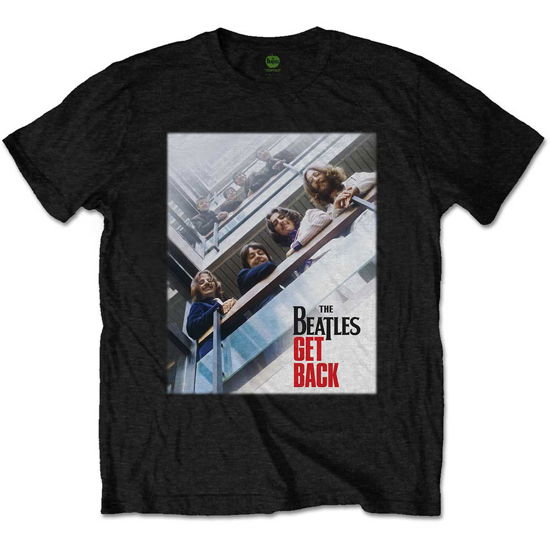 The Beatles Unisex T-Shirt: Get Back Poster - The Beatles - Merchandise -  - 5056561023175 - 
