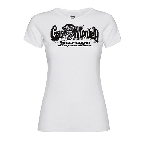 Cover for Gas Monkey Garage · Richard (T-shirt) [size L] [White edition] (2017)