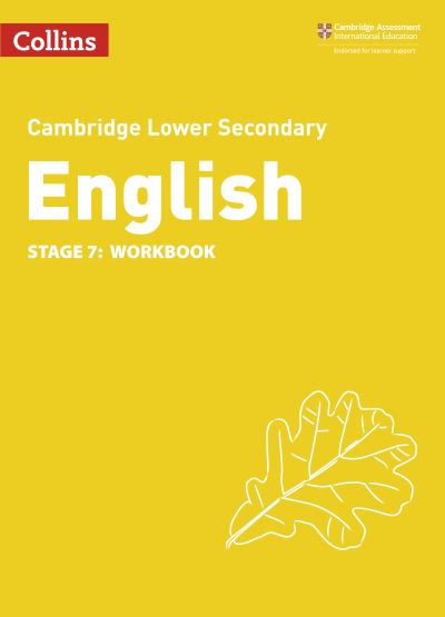Cover for Richard Patterson · Lower Secondary English Workbook: Stage 7 - Collins Cambridge Lower Secondary English (Paperback Book) [2 Revised edition] (2021)