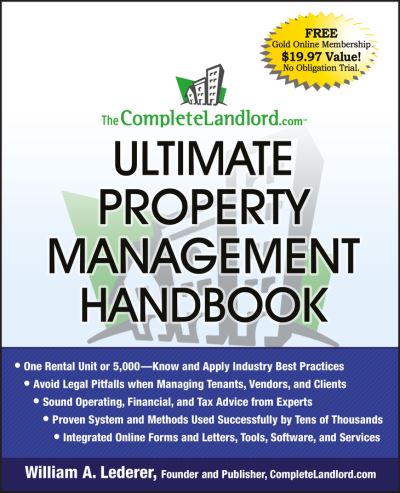 Cover for William A. Lederer · The CompleteLandlord.com Ultimate Property Management Handbook (Paperback Book) (2009)