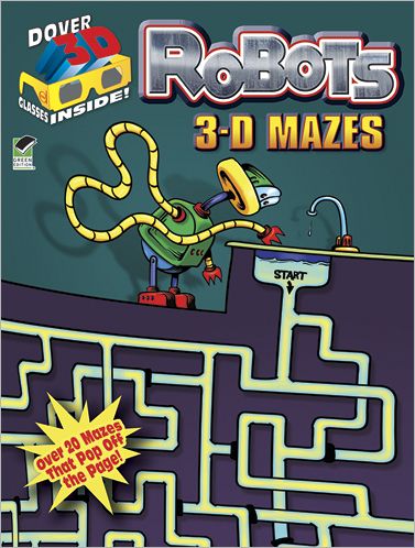 Cover for Chuck Whelon · Robots: 3-D Mazes - Dover 3-D Mazes (Book) (2012)