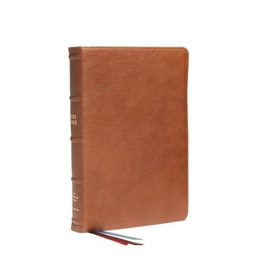 Cover for Zondervan · NKJV, Reference Bible, Classic Verse-By-Verse, Center-Column, Premium Goatskin Leather, Brown, Premier Collection, Red Letter, Thumb Indexed, Comfort Print (Bok) (2022)