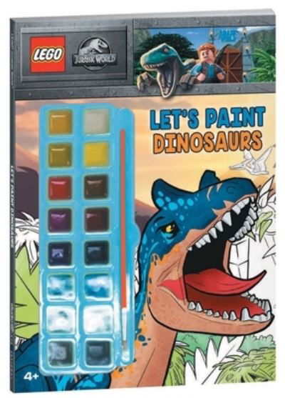 Cover for AMEET Publishing · LEGO Jurassic World Let's Paint Dinosaurs (Paperback Book) (2021)