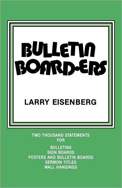 Cover for Eisinberg · Bulletin Boarders (Paperback Book) (1973)