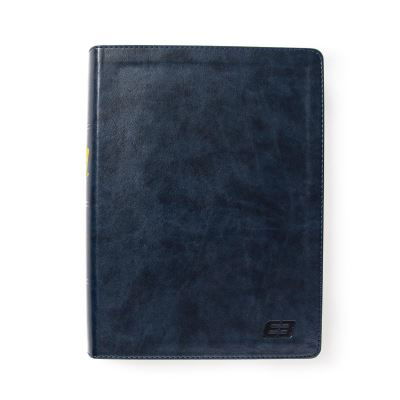 Cover for Csb Bibles By Holman · CSB E3 Discipleship Bible, Navy (Leather Book) (2022)