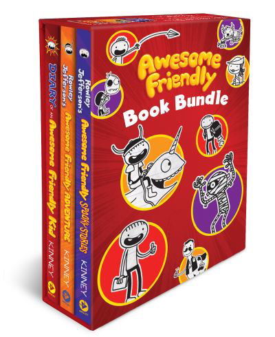 Cover for Jeff Kinney · Awesome Friendly Book Bundle (Innbunden bok) (2022)