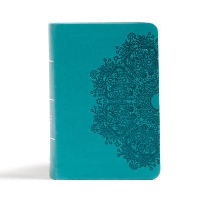 Cover for CSB Bibles by Holman CSB Bibles by Holman · CSB Large Print Compact Reference Bible, Teal LeatherTouch (Læderbog) (2017)