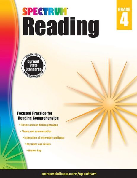 Spectrum Reading Workbook Grade 4 - Spectrum - Livros - Carson Dellosa - 9781483812175 - 15 de agosto de 2014