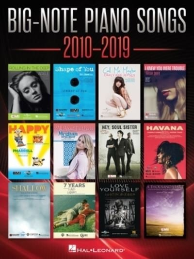 Big-Note Piano Songs 2010-2019 - Hal Leonard Corp. - Bøker - Leonard Corporation, Hal - 9781540092175 - 1. juli 2020