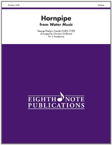 Cover for Alfred Publishing Staff · Hornpipe (From Water Music) (Score &amp; Parts) (Eighth Note Publications) (Paperback Book) (2012)