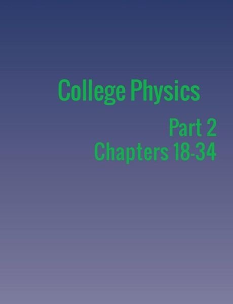 Cover for Paul Peter Urone · College Physics (Taschenbuch) (2018)