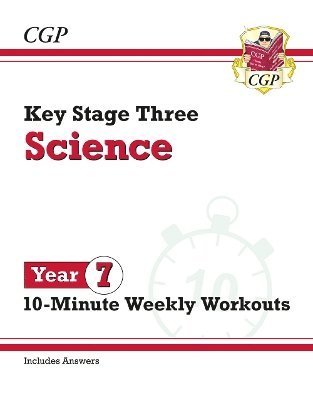 Cover for CGP Books · New KS3 Year 7 Science 10-Minute Weekly Workouts (includes answers) (Paperback Bog) (2024)