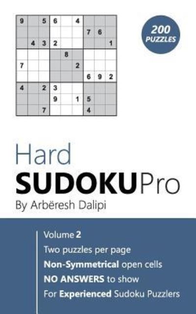 Cover for Arberesh Dalipi · Sudoku (Pocketbok) (2017)