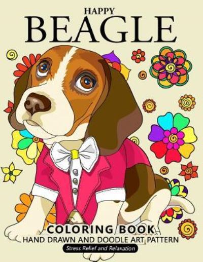 Cover for Balloon Publishing · Happy Beagle Coloring Book (Paperback Book) (2017)