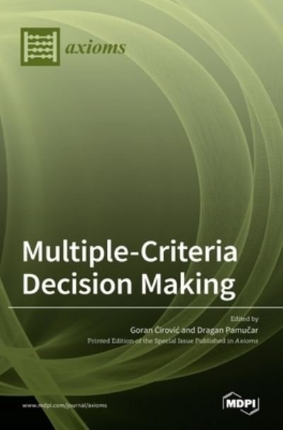 Cover for Goran ?irovic · Multiple-Criteria Decision Making (Hardcover Book) (2022)