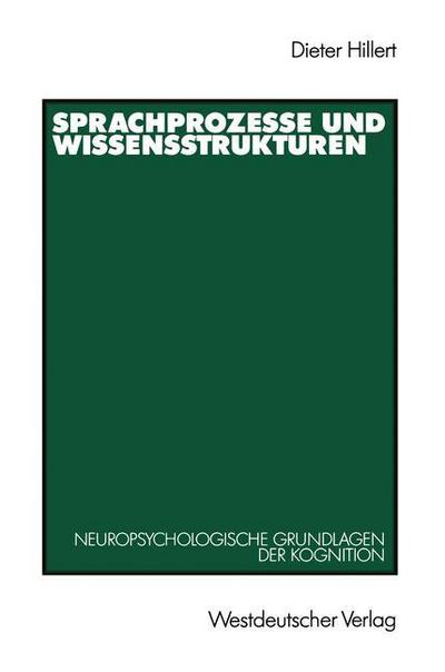 Cover for Dieter Hillert · Sprachprozesse und Wissensstrukturen (Taschenbuch) [1990 edition] (1990)