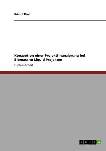 Cover for Krull · Konzeption einer Projektfinanzier (Book) [German edition] (2013)