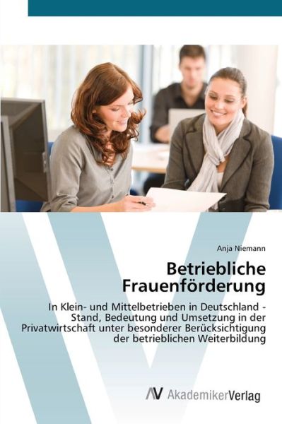 Cover for Niemann · Betriebliche Frauenförderung (Book) (2012)