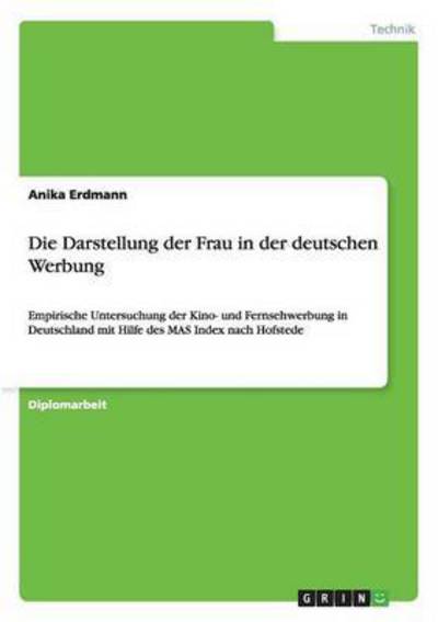 Cover for Erdmann · Die Darstellung der Frau in der (Book) [German edition] (2008)