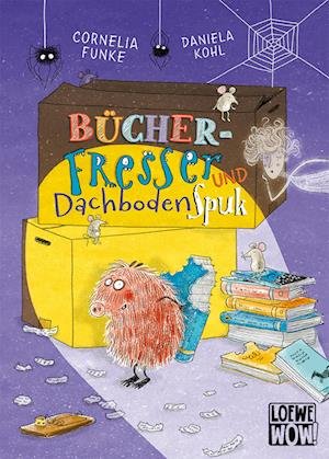 Cover for Cornelia Funke · Bücherfresser und Dachbodenspuk (Bog) (2022)