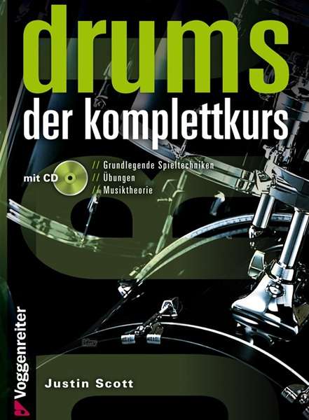 Cover for Scott · Drums.Der Komplettkurs,m.CD-A.817 (Book)