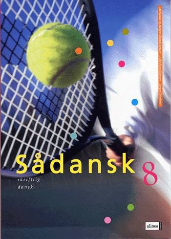Cover for Mogens og Marianne Brandt Jensen, Palle Buss-Hansen, Jørgen Tambour · Sådansk: Sådansk 8, Skriftlig dansk (Sewn Spine Book) [3. Painos] (2005)