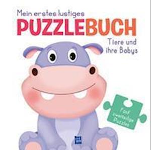 Cover for Rachael McLean · Mein erstes lustiges Puzzlebuch - Tiere und ihre Babys (Board book) (2022)