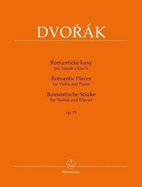 Cover for Dvorak · Romantische Stücke (Romantické k (Book)