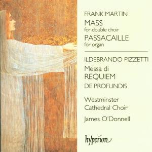Cover for Martin / Pizzetti · Sacred Choral Music (CD) (1998)