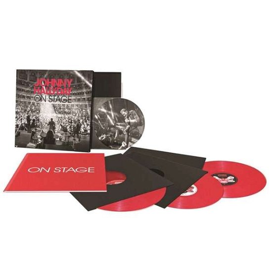 Cover for Hallyday Johnny · On Stage (3x140 Gr 12 Red Lp/ (LP) [Limited edition] [Box set] (2021)