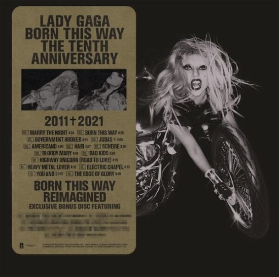 Cover for Lady Gaga · Born This Way - The Tenth Anniversary (CD) [10th Anniversary edition] (2021)