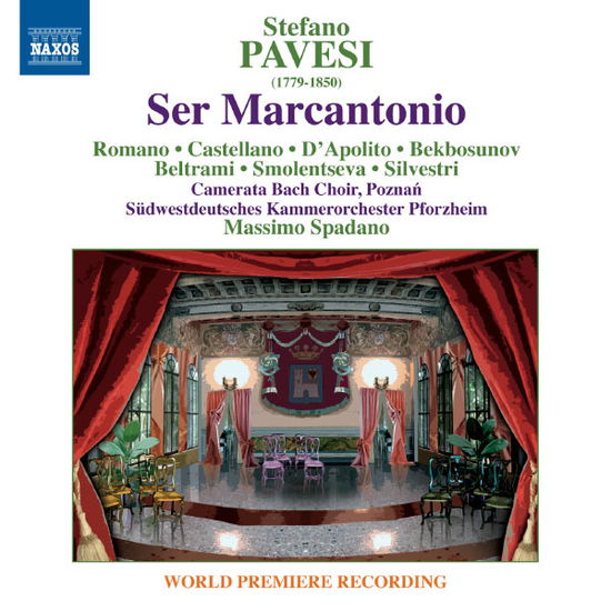 Cover for S. Pavesi · Ser Marcantonio (CD) (2013)