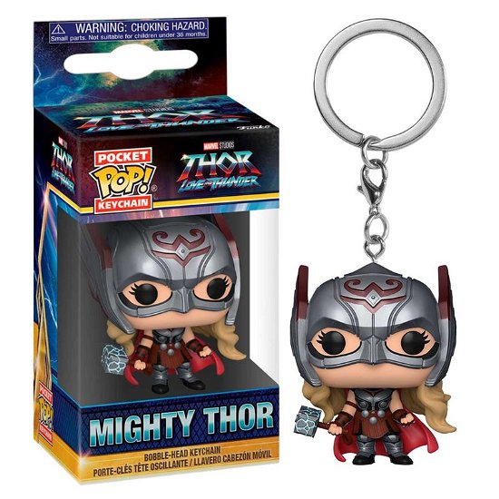 Funko Pop! Keychain: - Marvel: Thor - Love And Thunder Pop! 2 - Funko Pop! Keychain: - Merchandise - Funko - 0889698624176 - 24. juni 2022