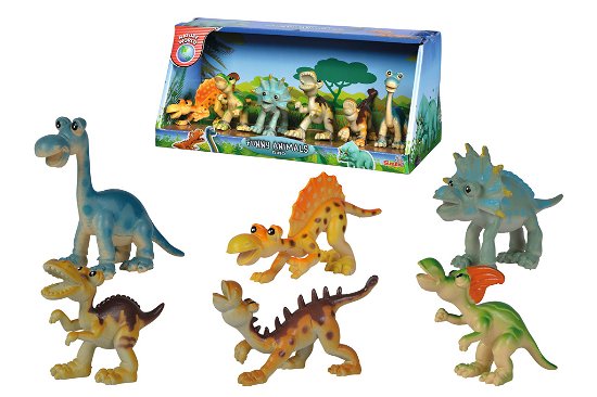 Cover for Simba · Skøre dinosaurer 9-11cm 6stk - m/prismærke (Toys) (2022)