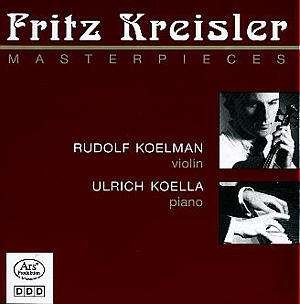 Cover for F. Kreisler · Masterpieces (CD) (1998)